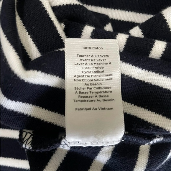 Talbots 2X BlueWhite Striped A-Line Dress NWT Sleeveless Pockets Nautical Summer - Picture 5 of 11